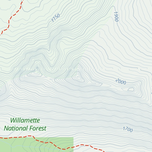 Map of Mount Ray