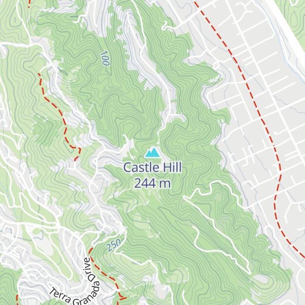 Map of Castle Hill