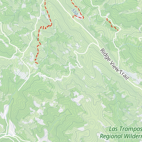 Map of The Devil's Shelf