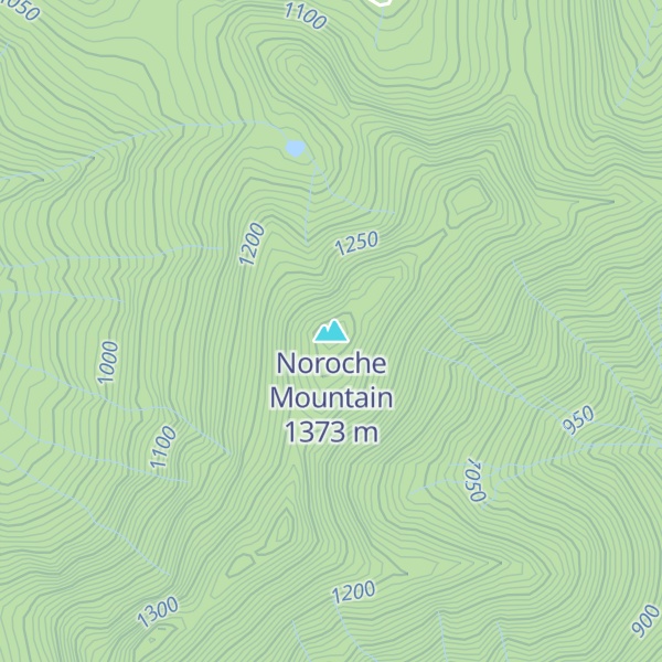 Map of Noroche Mountain