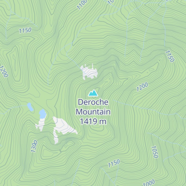 Map of Deroche Mountain