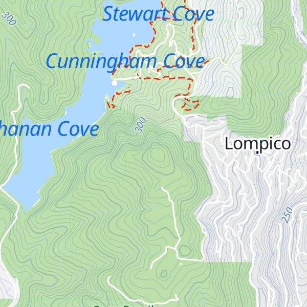 Map of Eagle Dell Peak