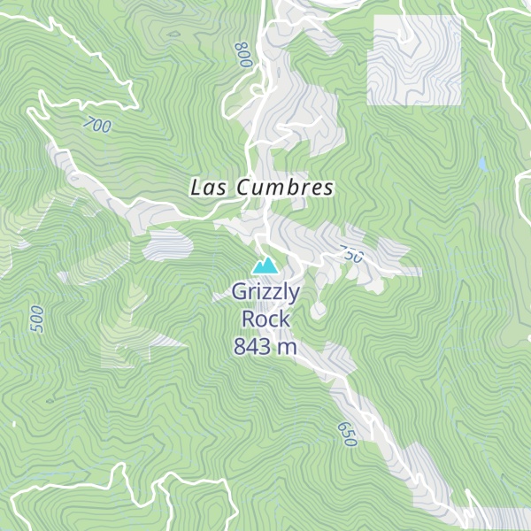 Map of Grizzly Rock