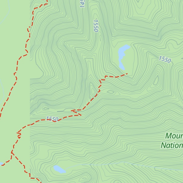 Map of Big Slide Mountain