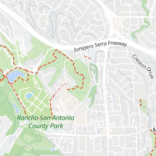 Map of Anza Knoll