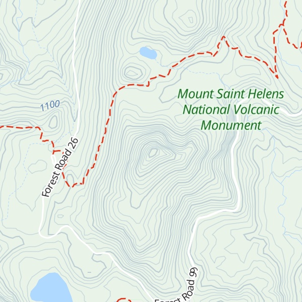 Map of Bismark Mountain