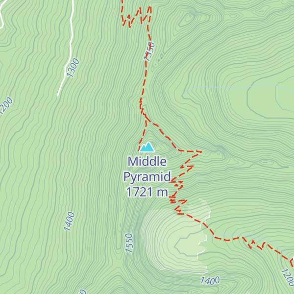 Map of Middle Pyramid
