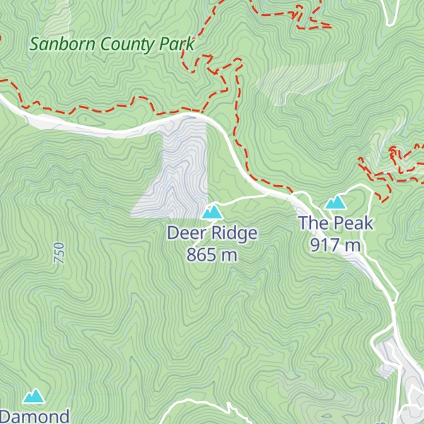 Map of Deer Ridge