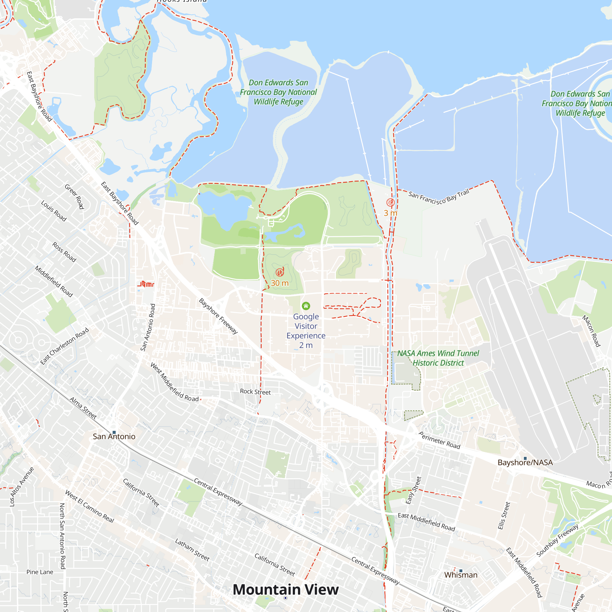 Google Visitor Experience map