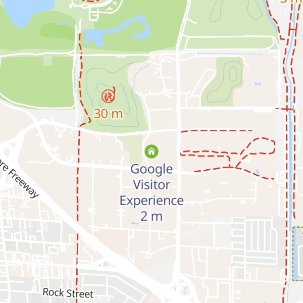 Map of Google Visitor Experience
