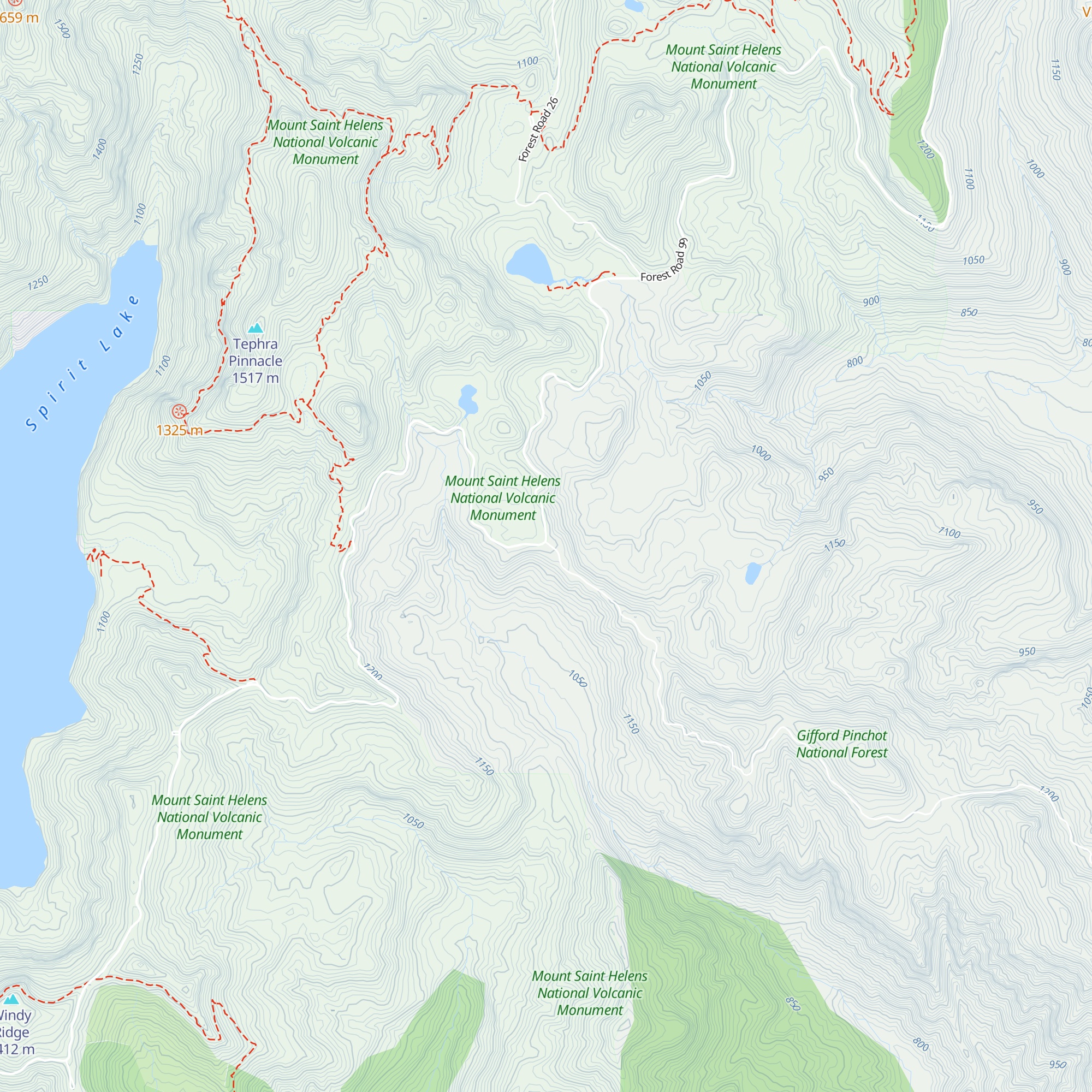 Cascade Peaks Interpretive Station map