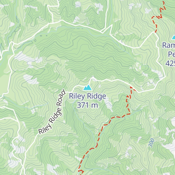 Map of Riley Ridge