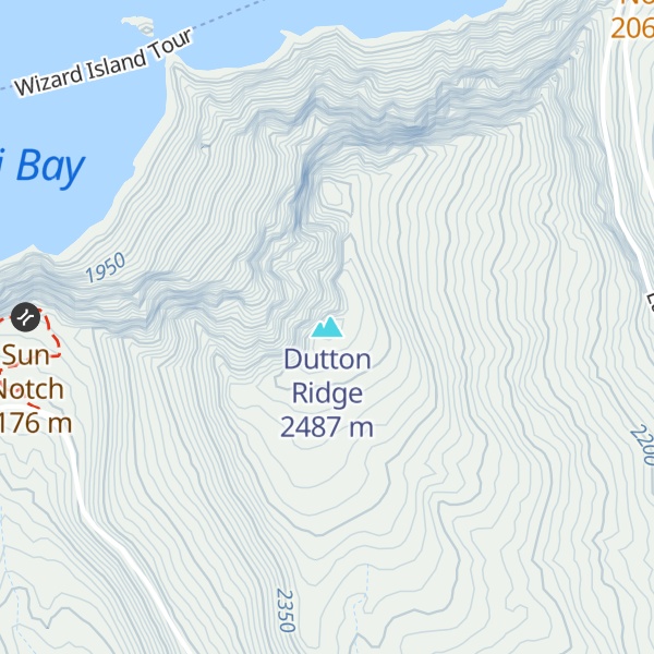 Map of Dutton Ridge