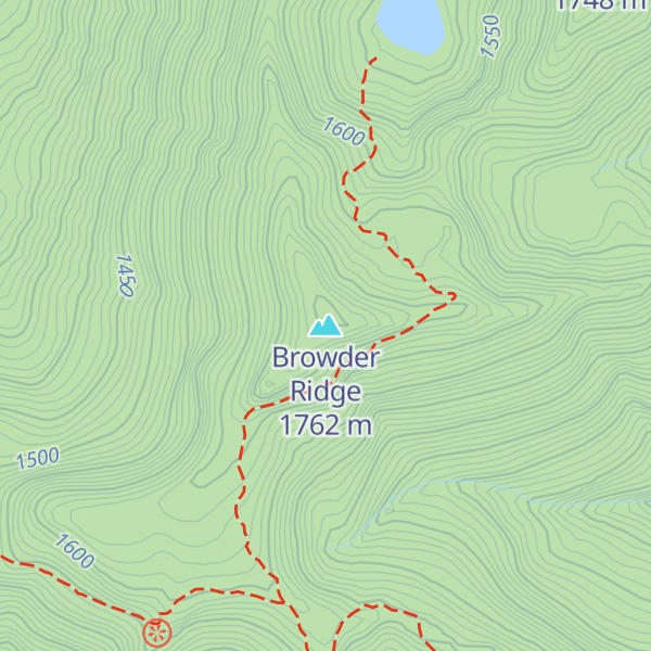 Map of Browder Ridge