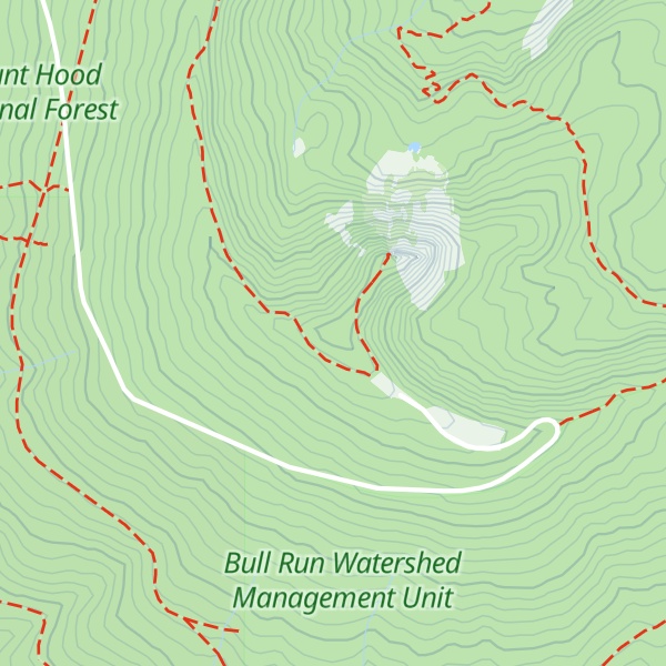 Map of Larch Mountain