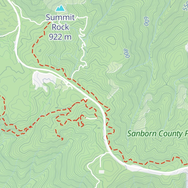 Map of Indian Rock