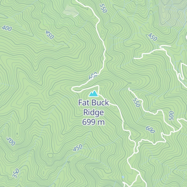 Map of Fat Buck Ridge