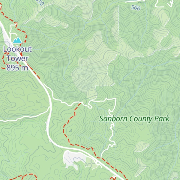 Map of Summit Rock