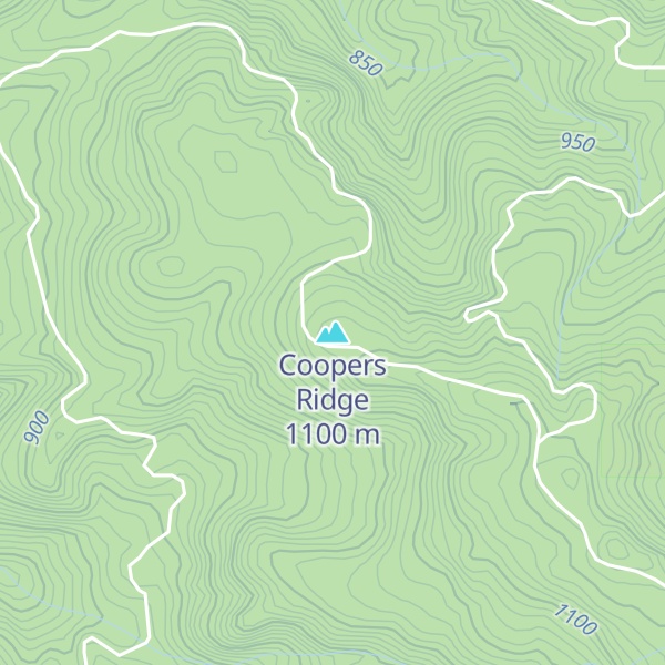 Map of Coopers Ridge