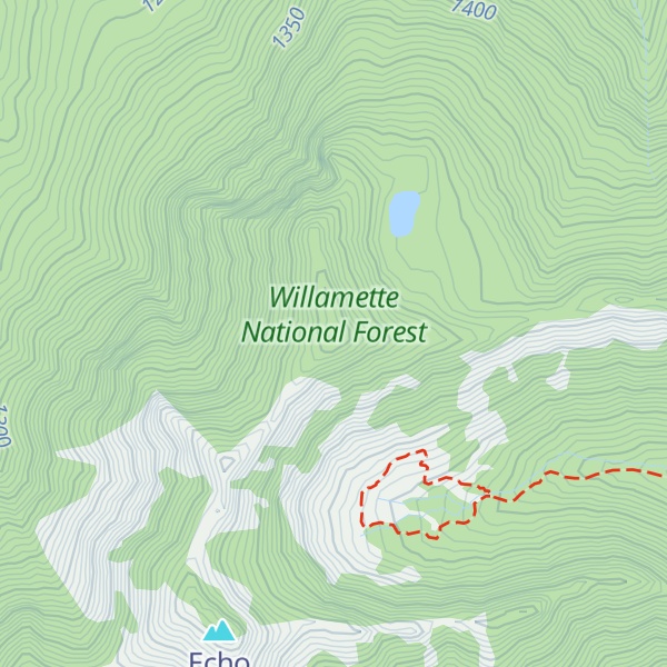 Map of North Peak