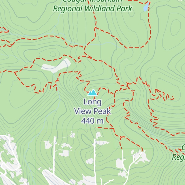 Map of Long View Peak