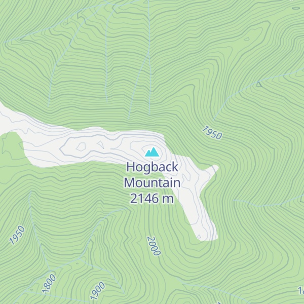 Map of Hogback Mountain