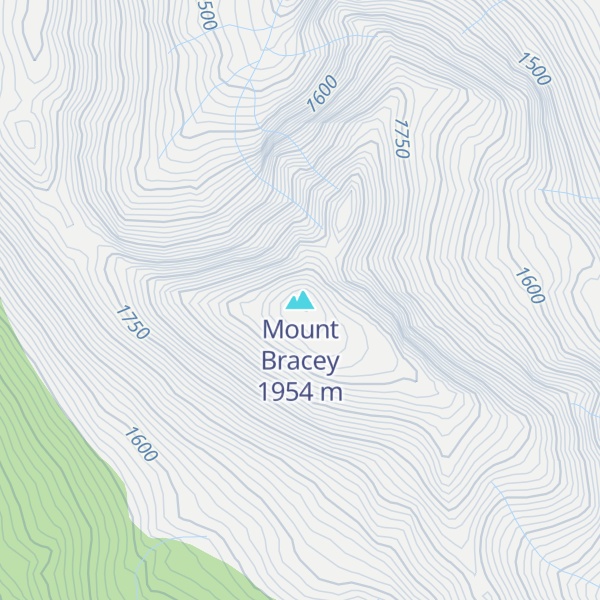 Map of Mount Bracey