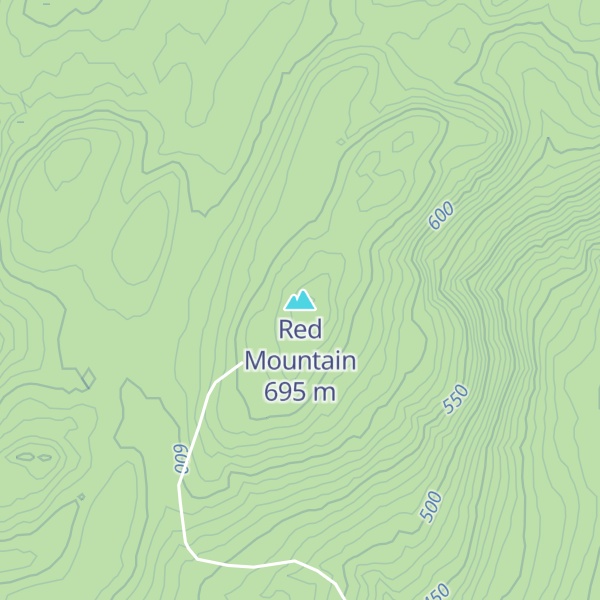 Map of Red Mountain