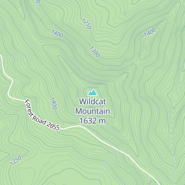 Map of Wildcat Mountain