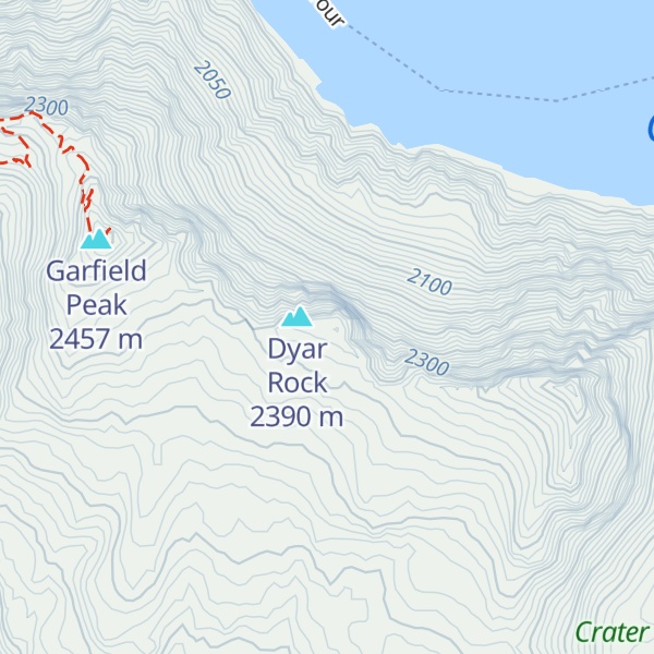 Map of Eagle Crags