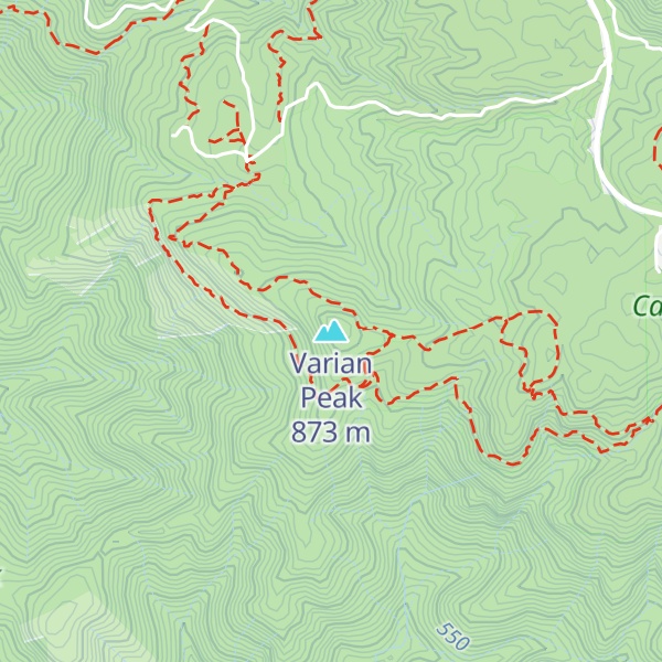 Map of Varian Peak