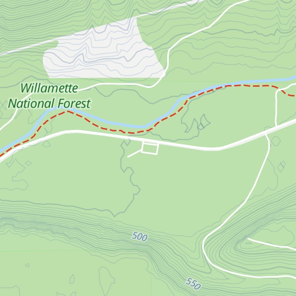 Map of McKenzie Ranger Station