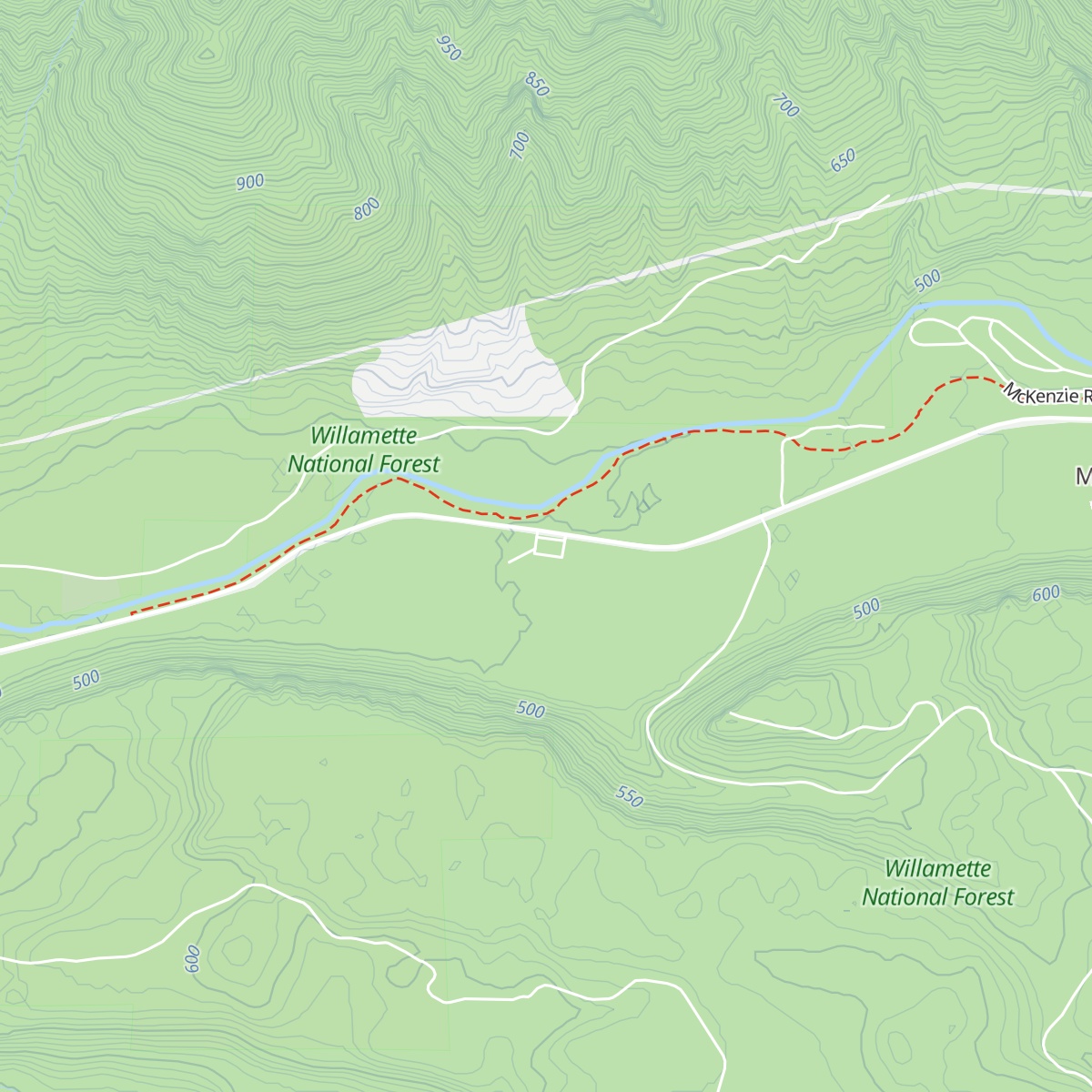 McKenzie Ranger Station map