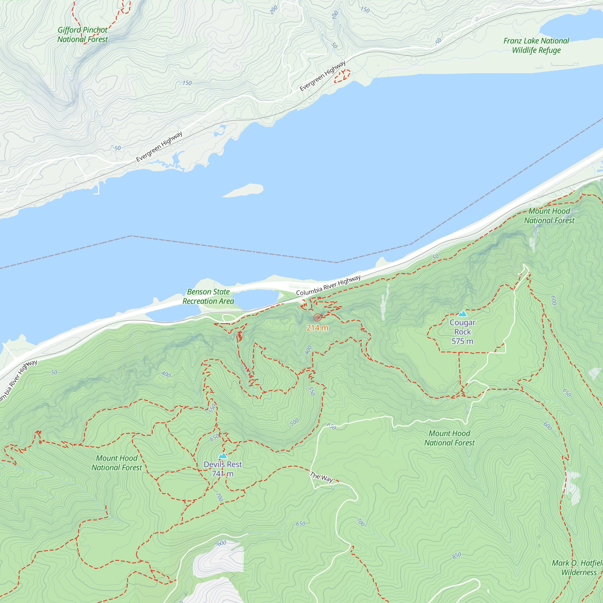 Visitor Center map