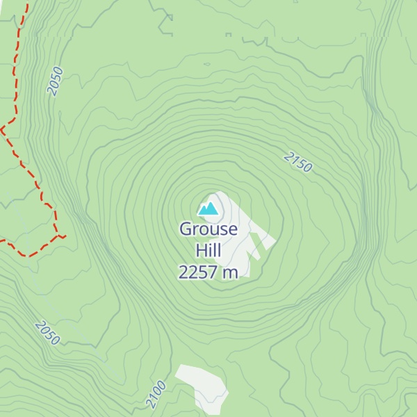 Map of Grouse Hill