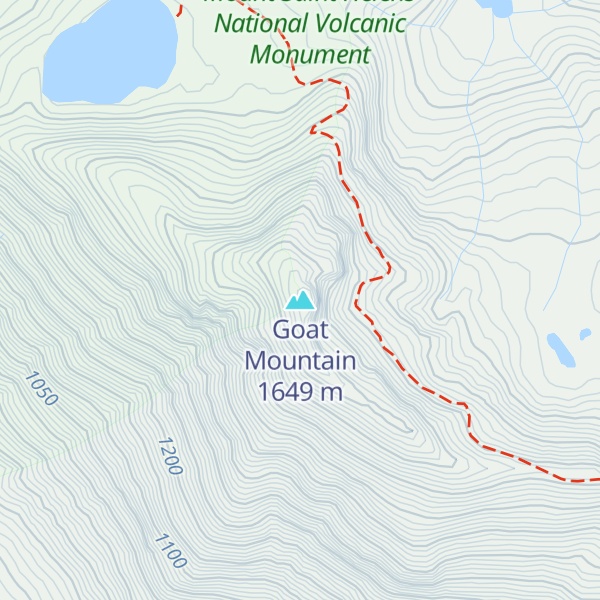 Map of Goat Mountain