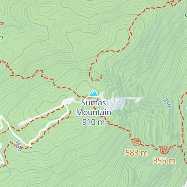 Map of Sumas Mountain