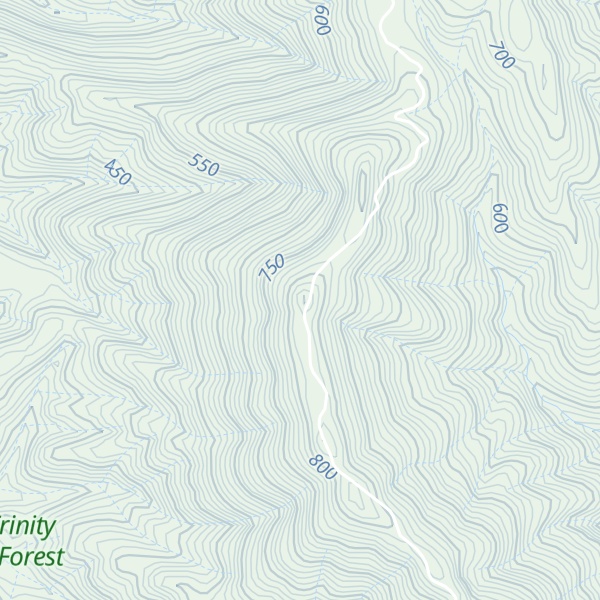 Map of Brock Mountain