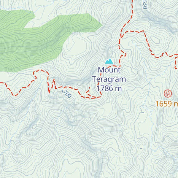 Map of Mount Margaret