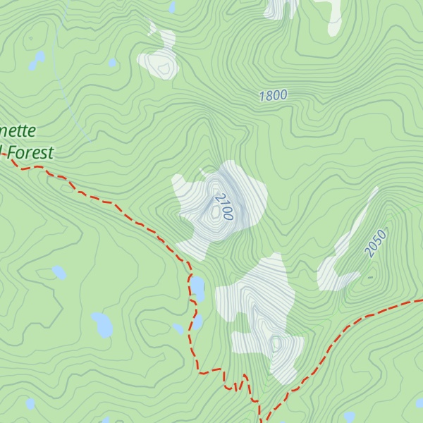 Map of Mount Yoran