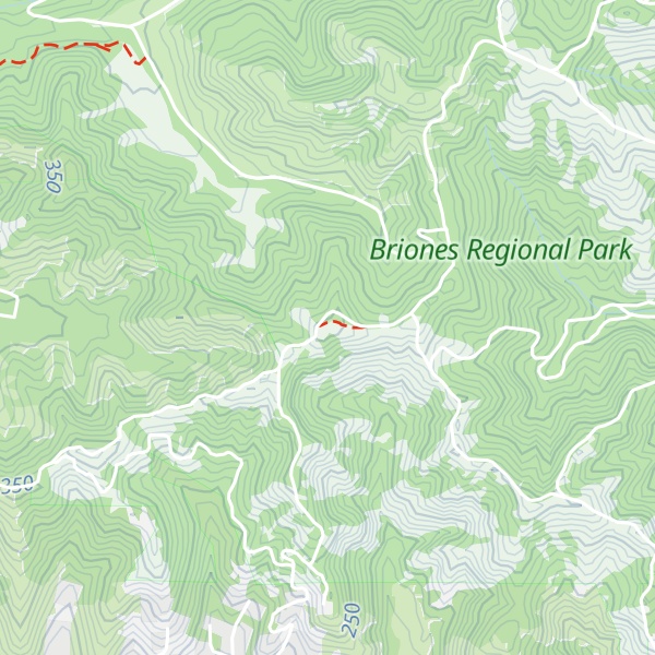 Map of Russell Peak
