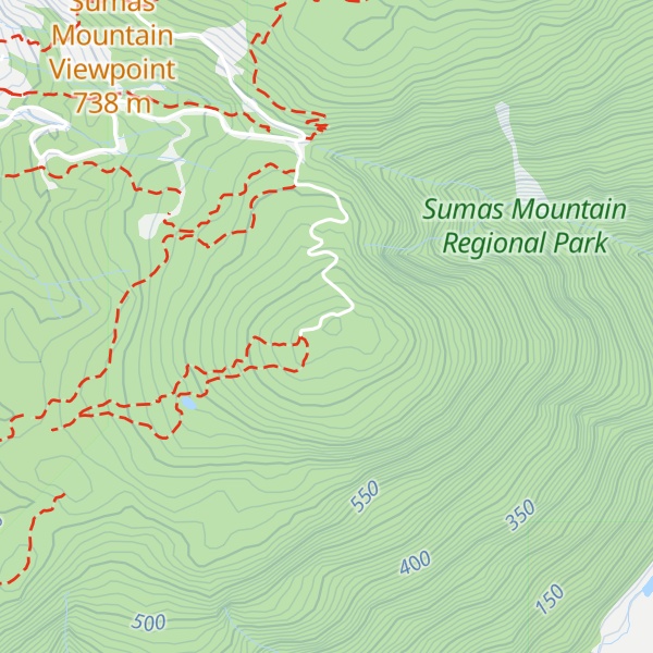 Map of Taggart Peak