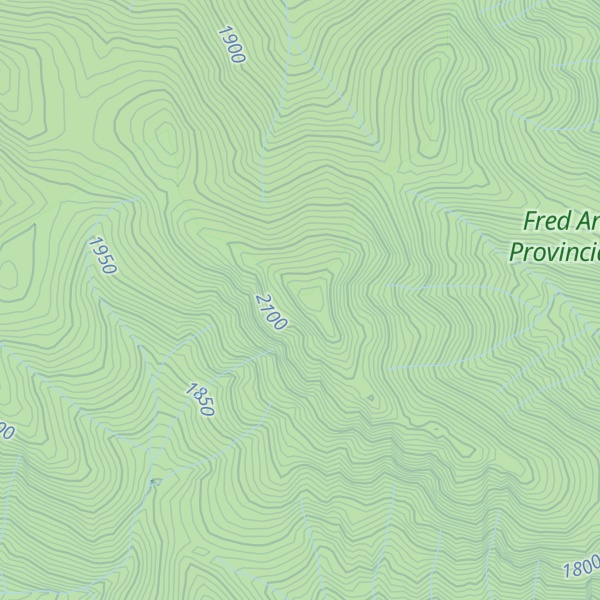 Map of Mount Duncan