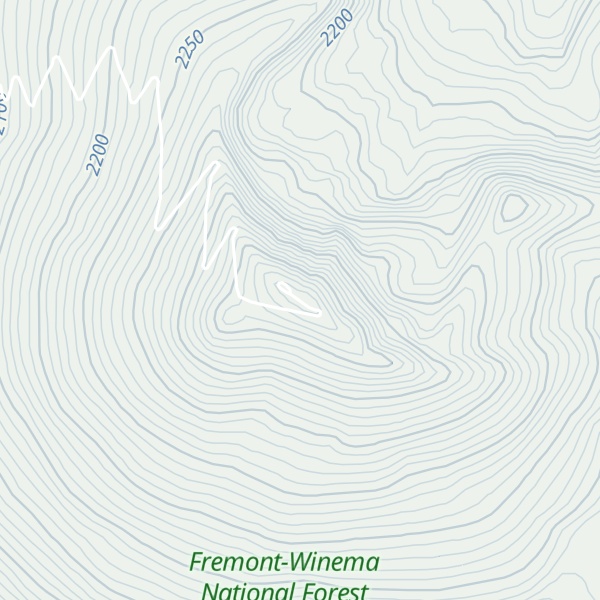 Map of Pelican Butte