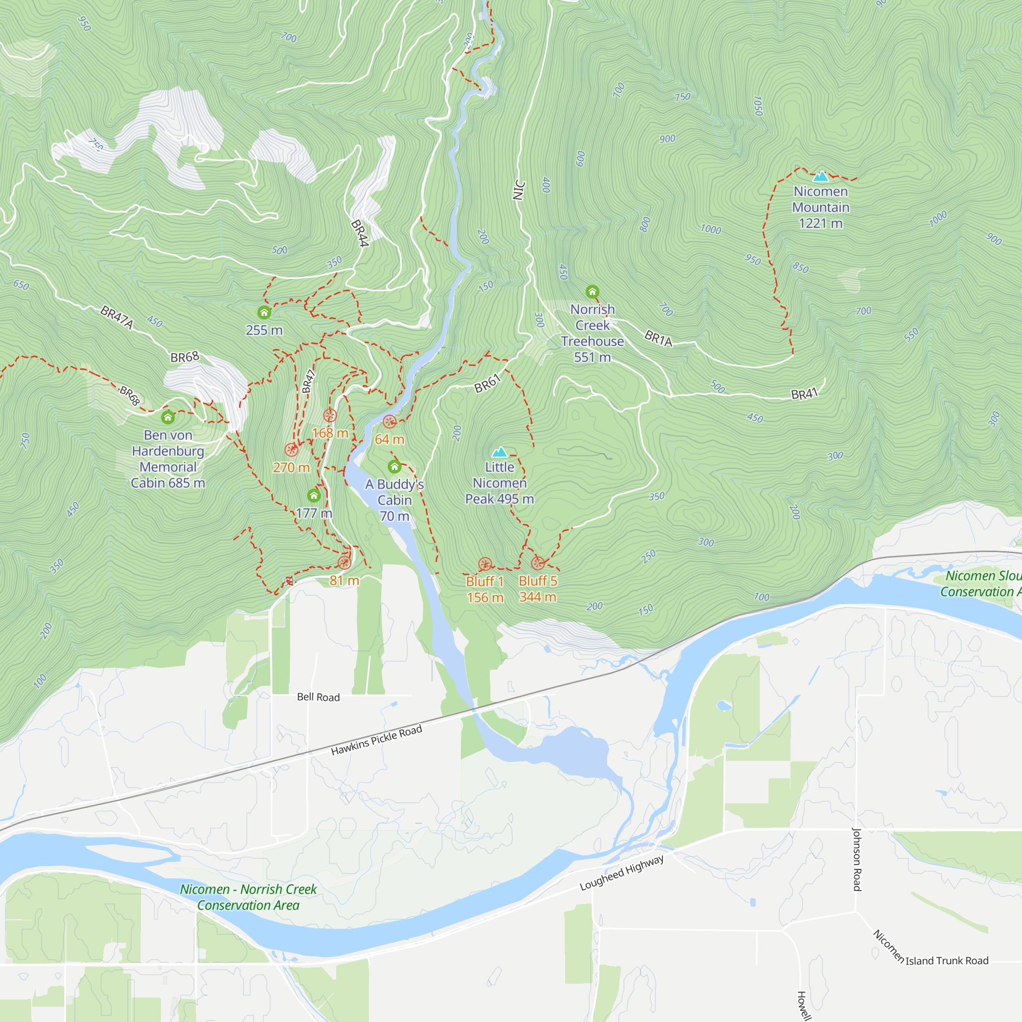 Nut Shack map