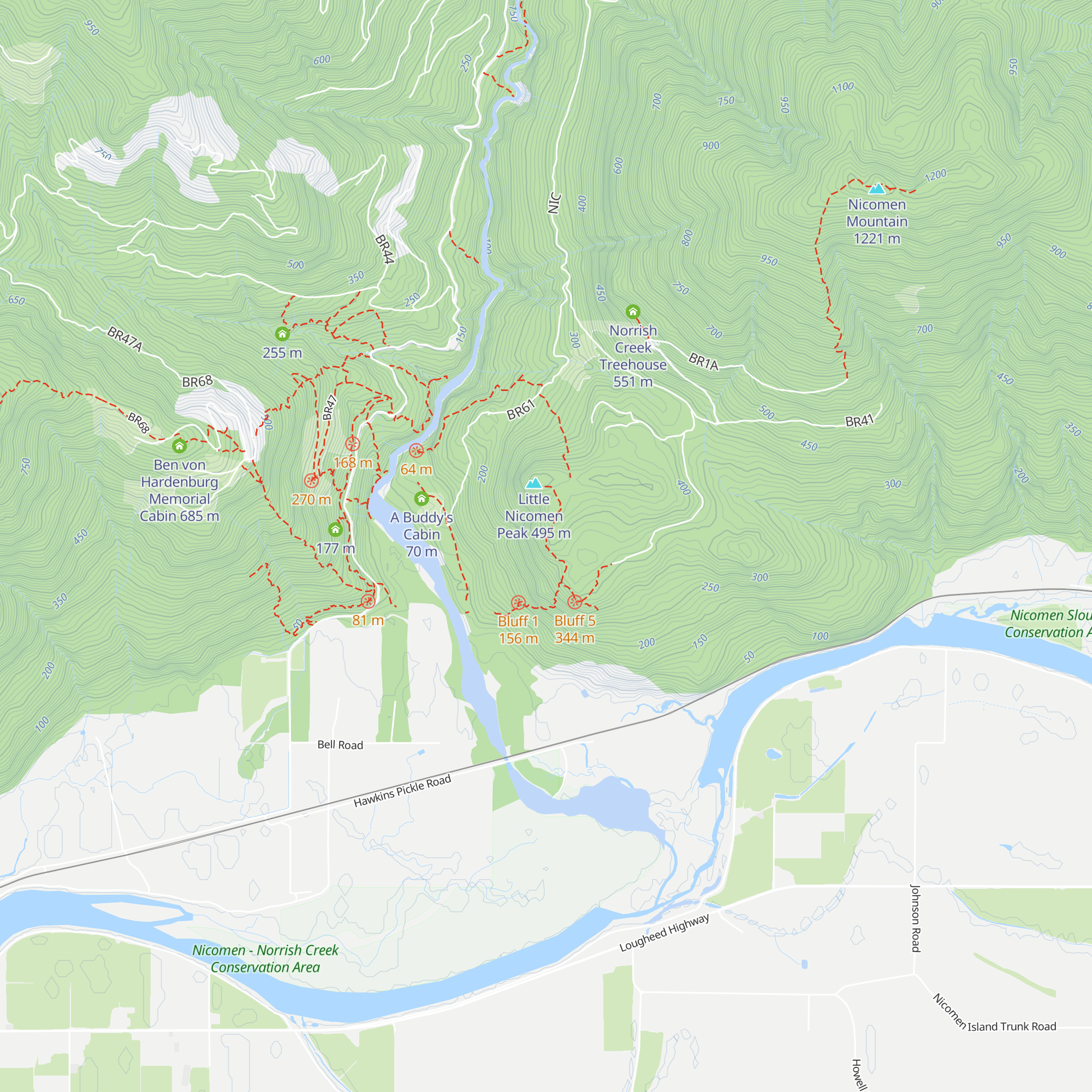 Nut Shack map