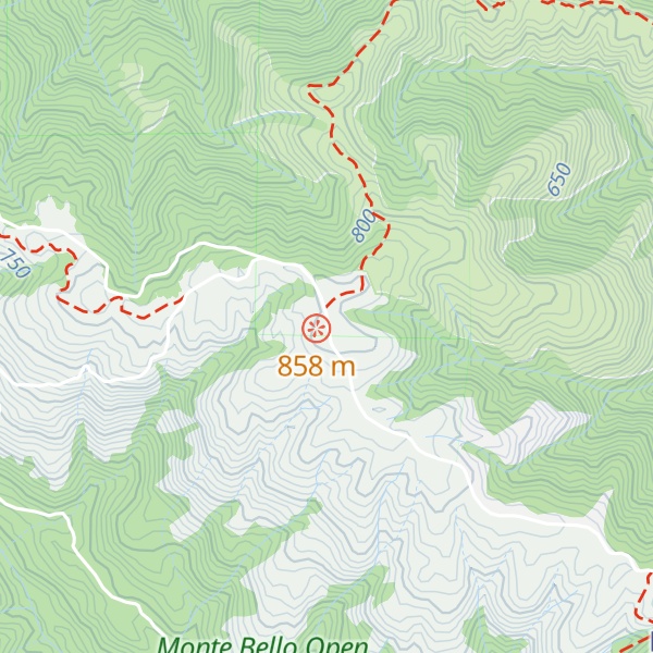 Map of Black Mountain