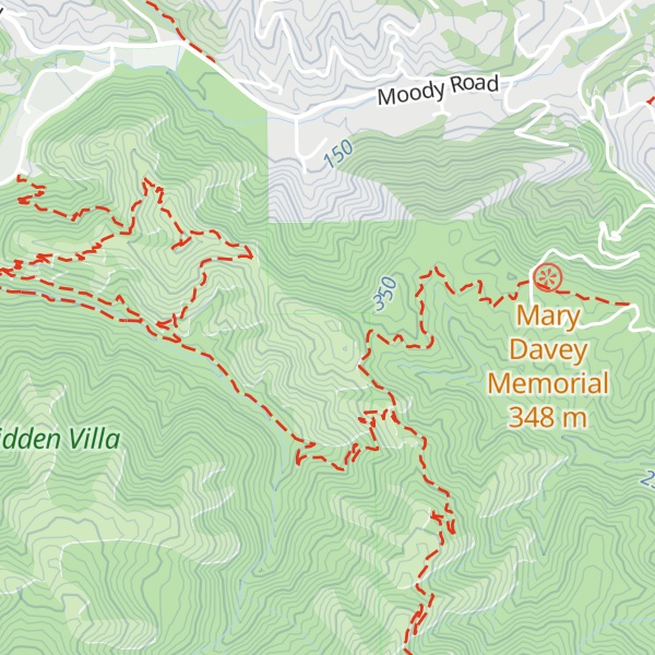 Map of Ewing Hill