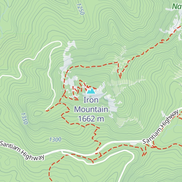 Map of Iron Mountain
