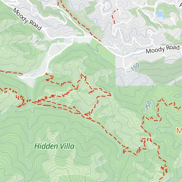 Map of Elephant Mountain